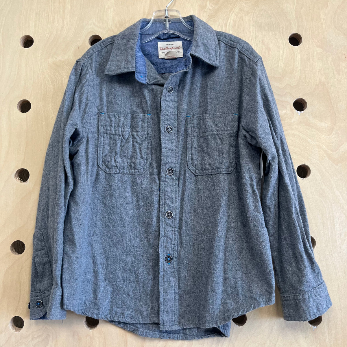Grey Long Sleeve Flannel