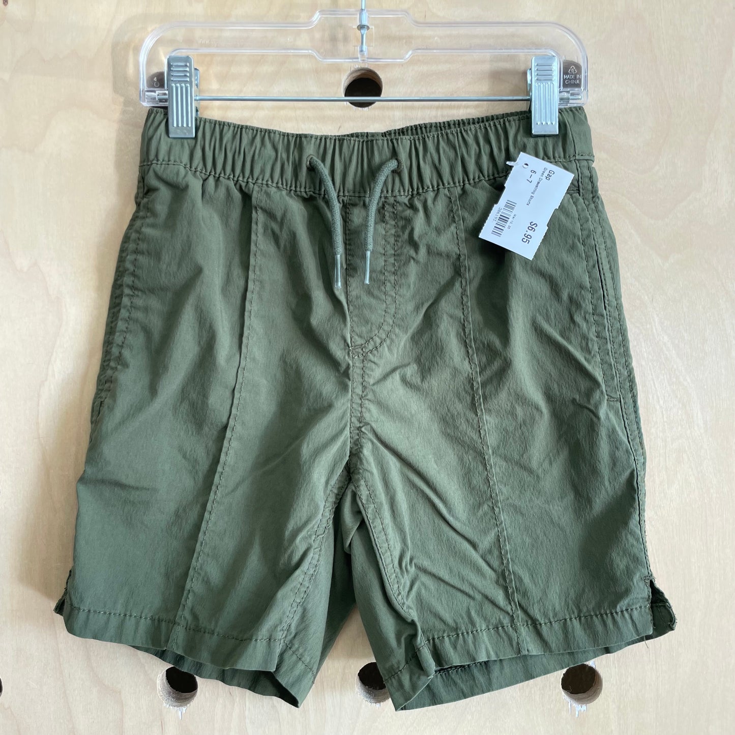 Green Drawstring Shorts