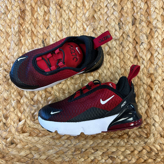 Red/Black Air Max 270 Trainers