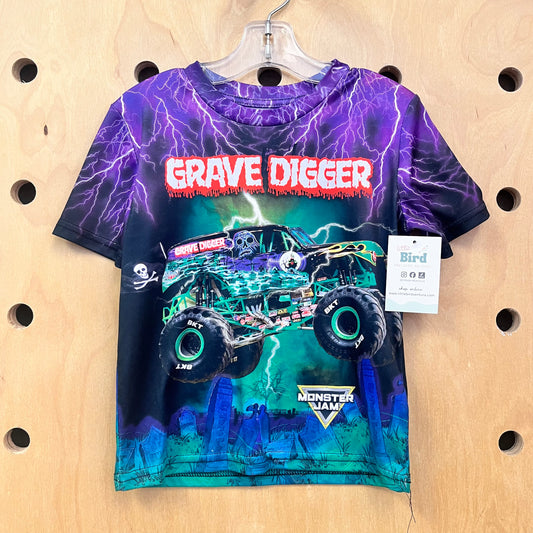 Black 'Grave Digger' Truck Tee