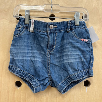 Denim Hearts Bubble Shorts
