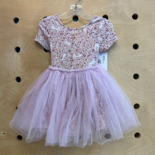 Unicorn Floral Tulle Dress