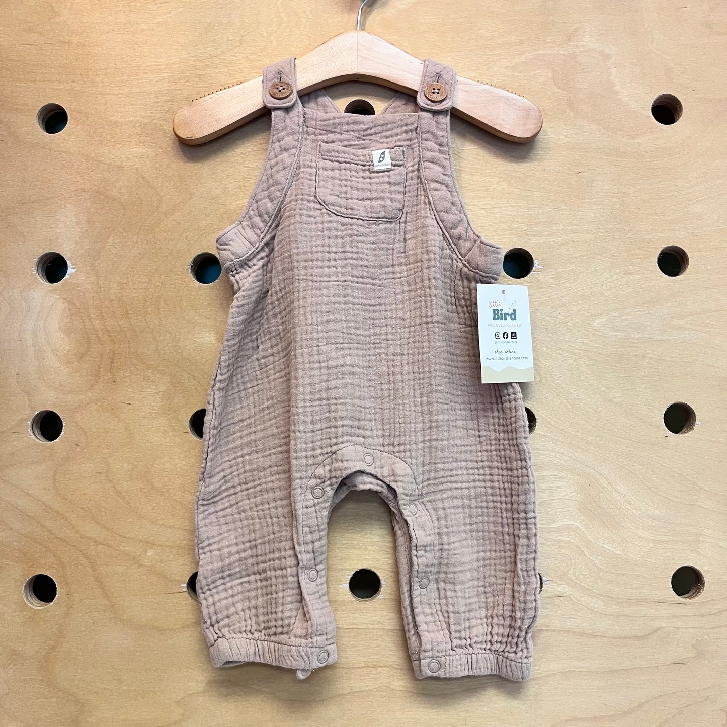 Light Brown Gauze Romper