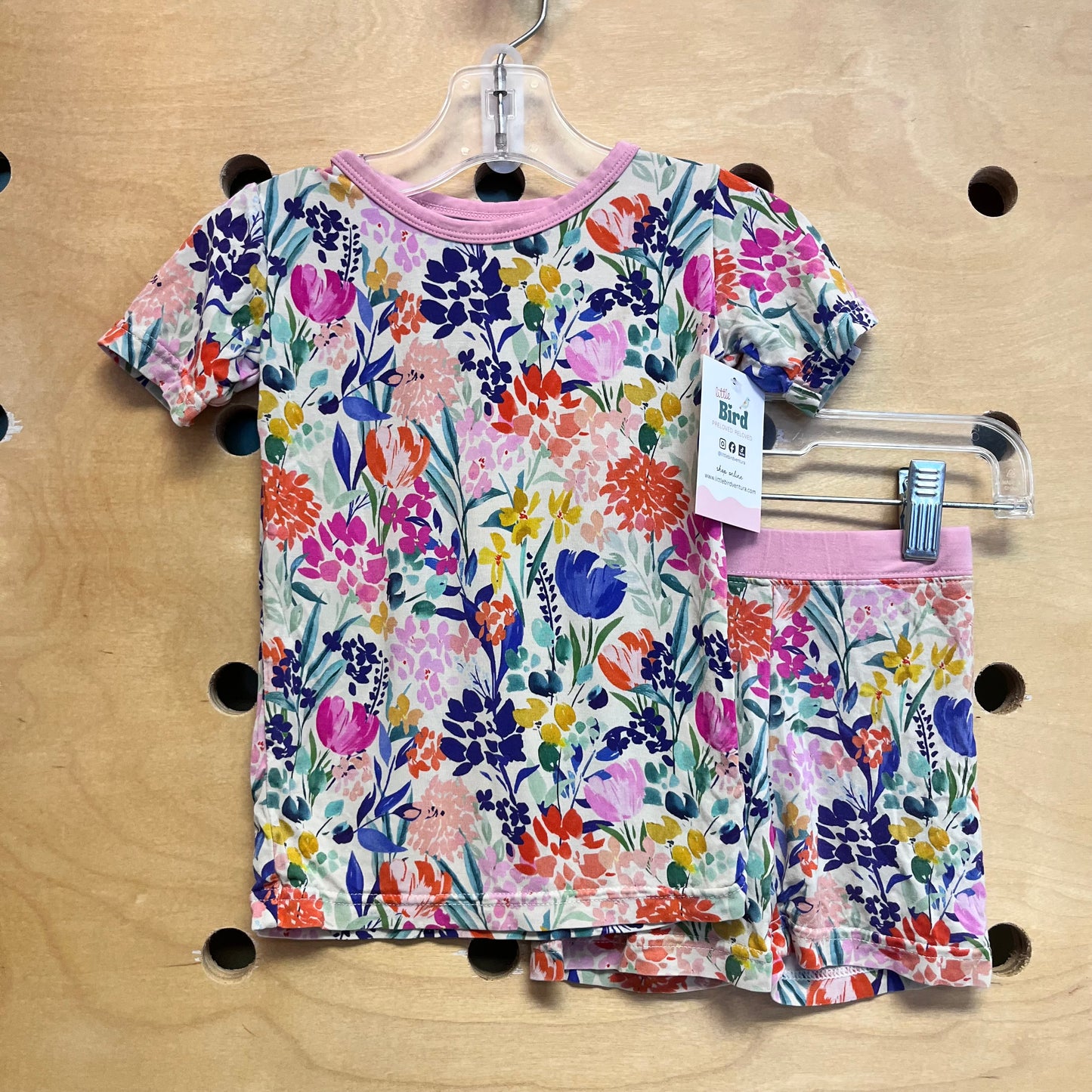 Pink/Purple Floral Bamboo Pajamas