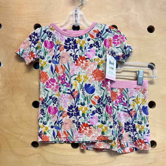 Pink/Purple Floral Bamboo Pajamas