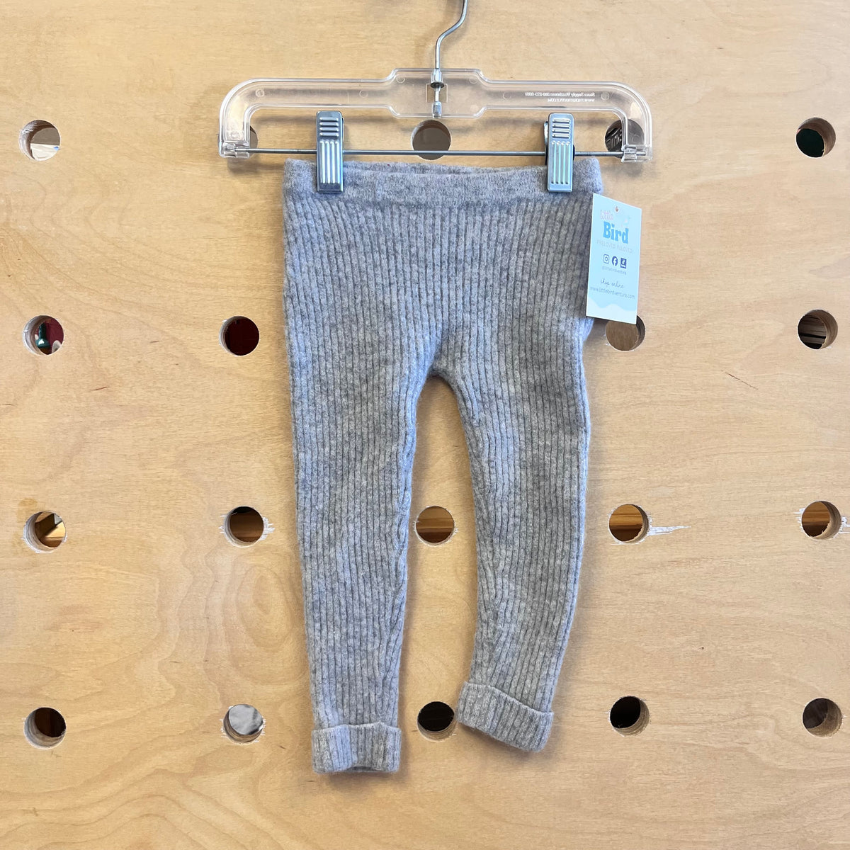 Grey Cashmere Leggings