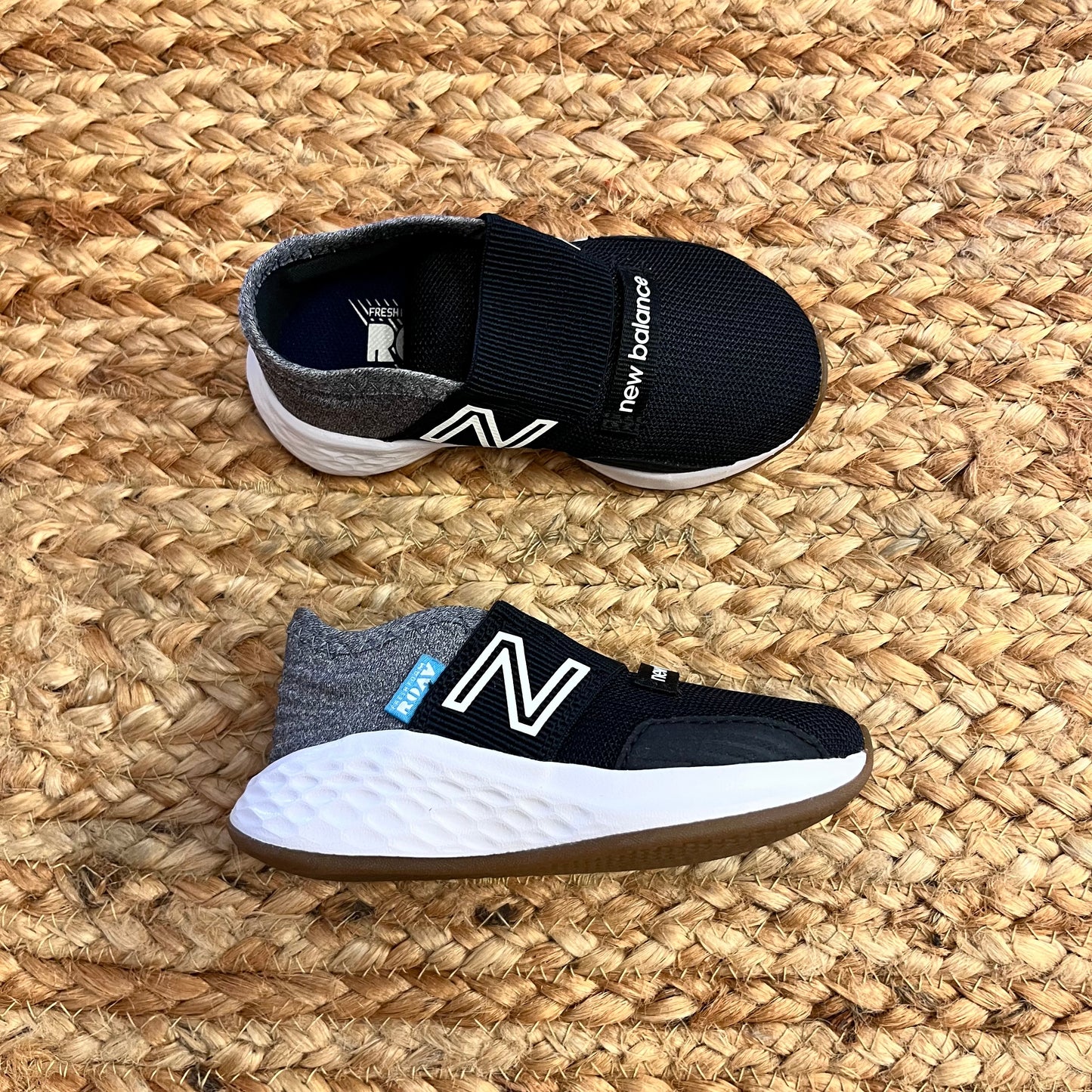 Black Fresh Foam Slip-On Sneakers
