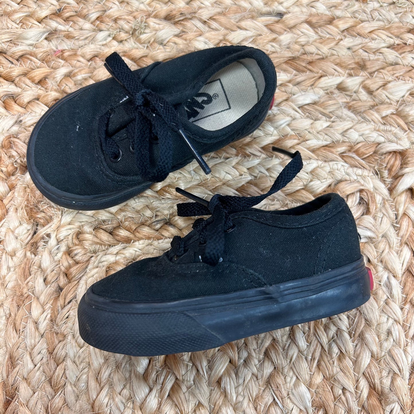 Black on Black Low Tops