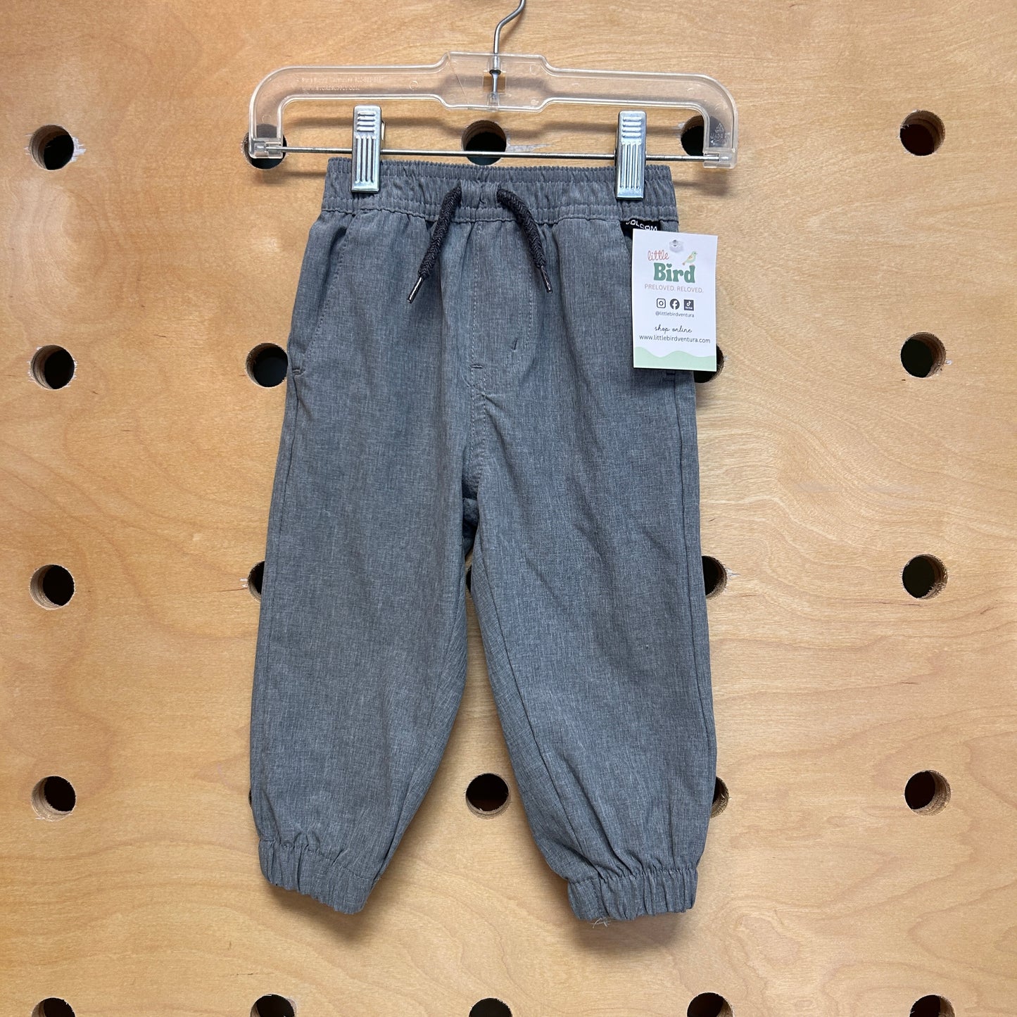 Grey Drawstring Joggers