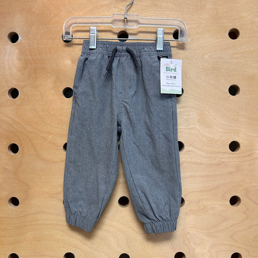 Grey Drawstring Joggers
