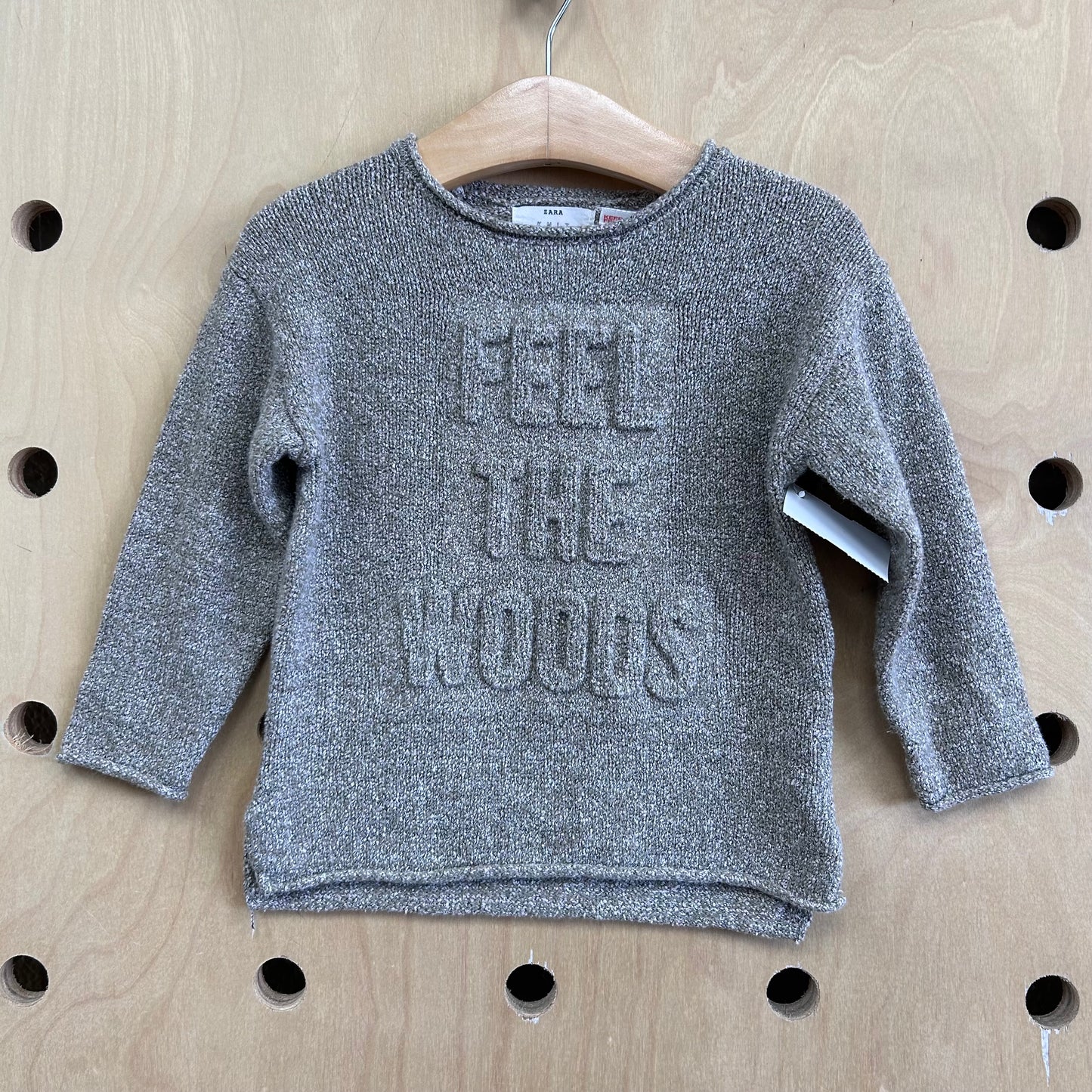 Grey Feel the Woods Sweater