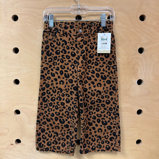 Animal Print Wide Leg Pants