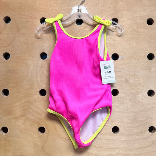 Neon Pink/Yellow Swimsuit