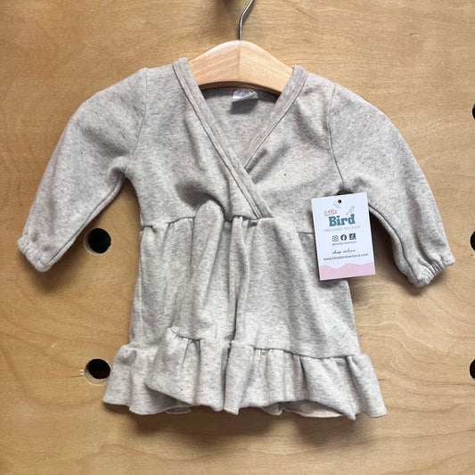 Oatmeal Wrap Dress