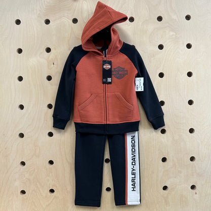 Orange+Black Logo Fleece Outfit NEW!