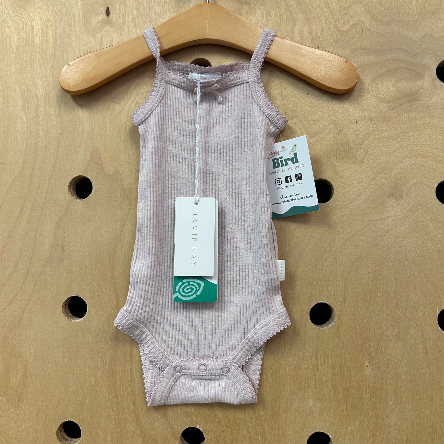 Pink Heather Tank Bodysuit NEW!