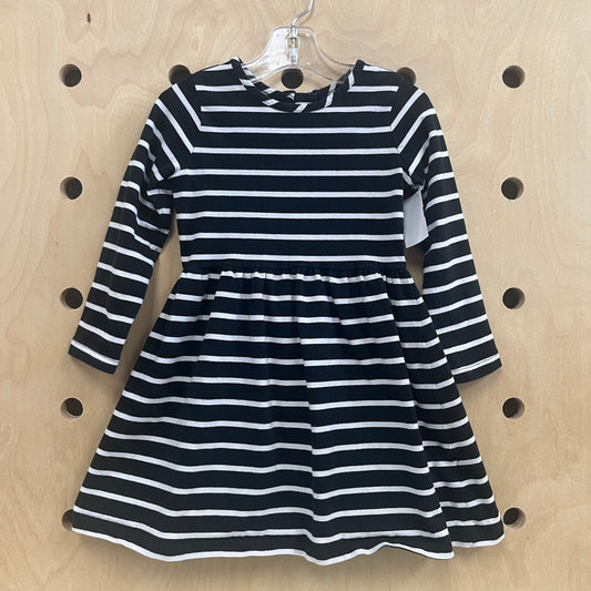 Black & White Striped Dress