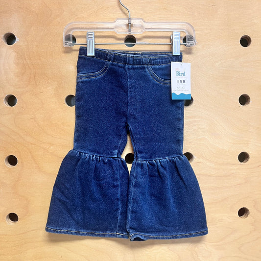 Dark Wash Flare Denim