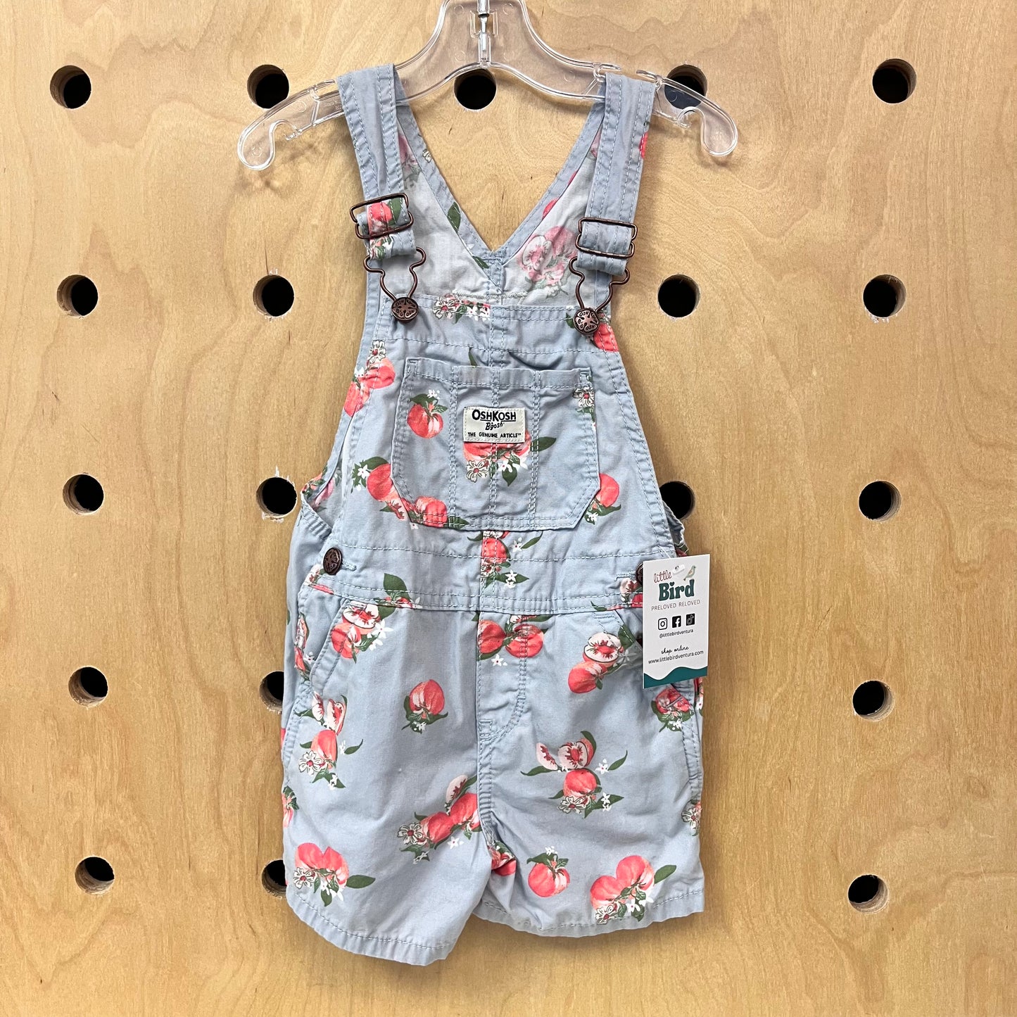 Blue Peaches Shortalls