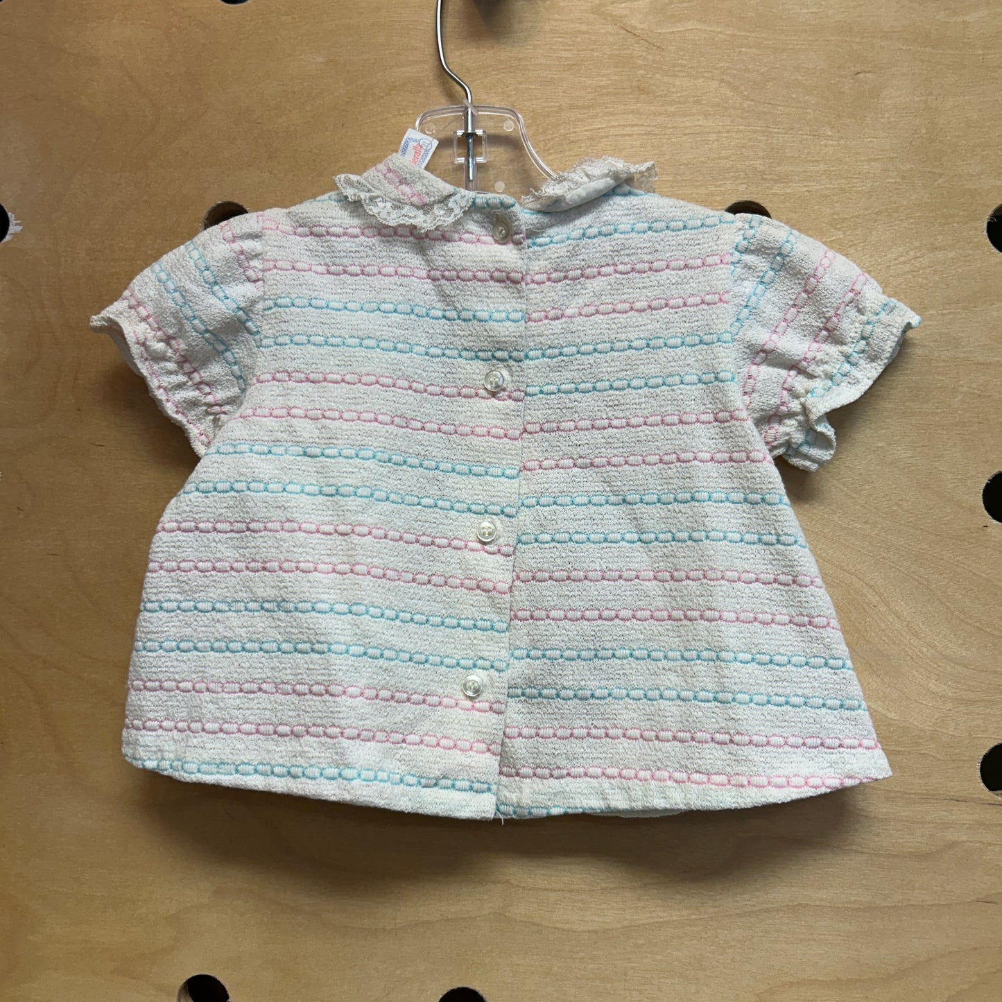 Wonderalls Bunny Back Button Top