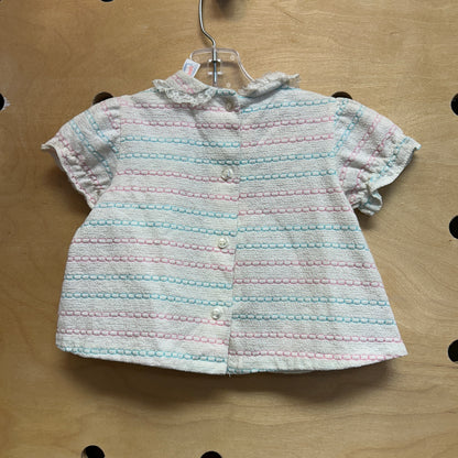 Wonderalls Bunny Back Button Top
