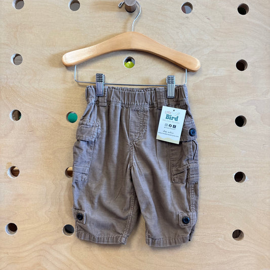 Brown Cord Pocket Pants
