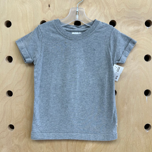 Grey Rolled Sleeve Tee