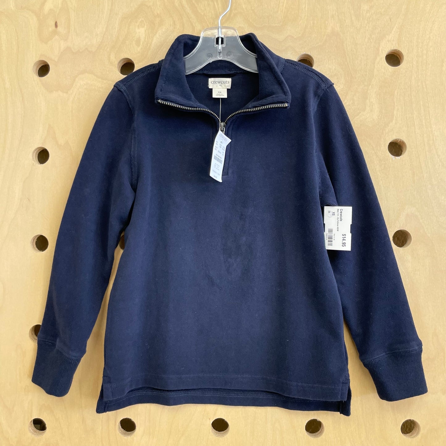 Navy 1/4-Zip Pullover NEW!