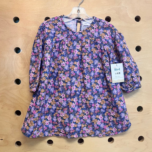 Purple Floral Dress