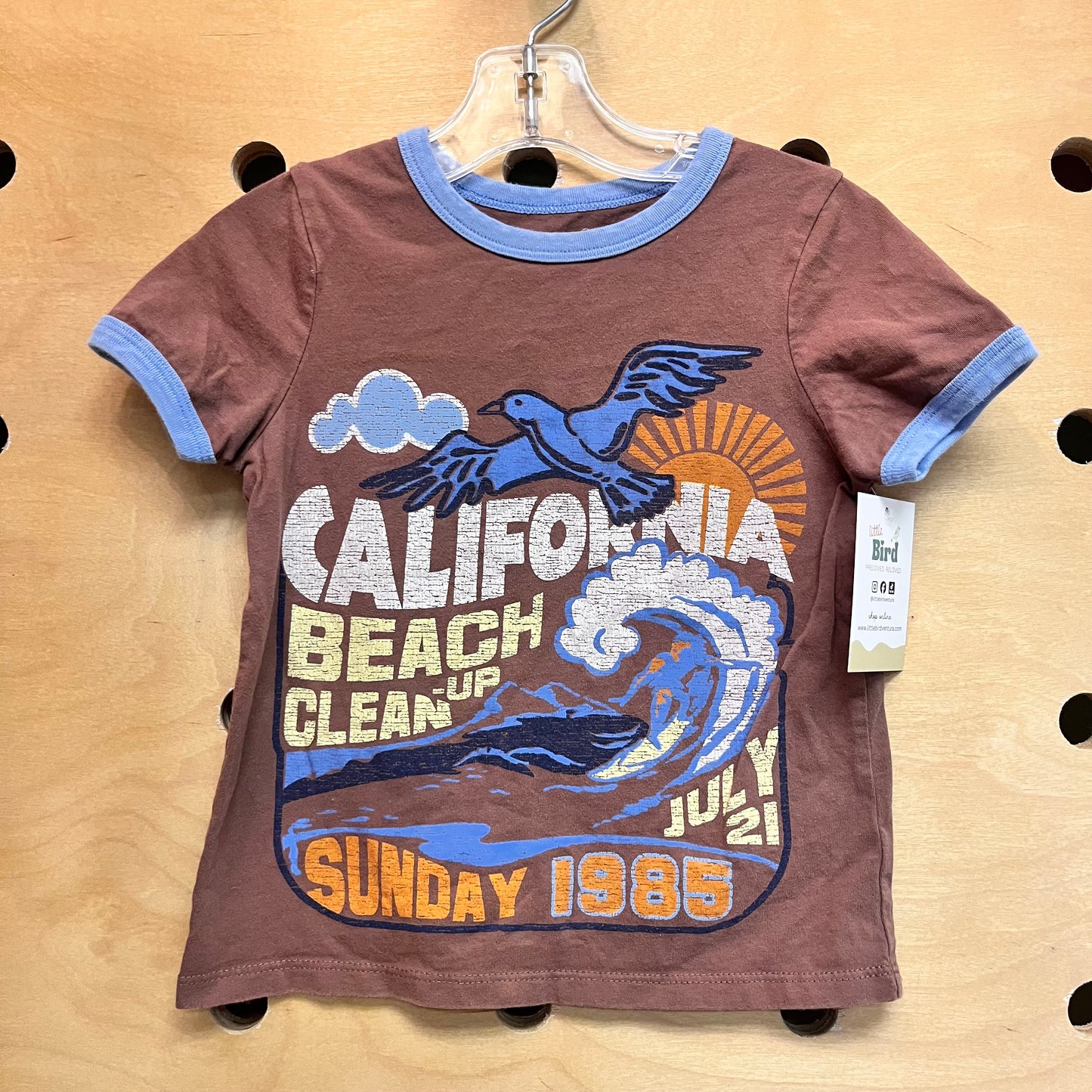 California Beach Brown Tee