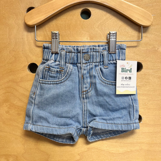 Denim High Waist Shorts