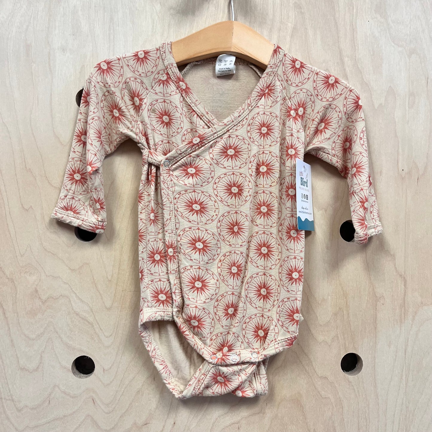 Beige Compass Bamboo Bodysuit