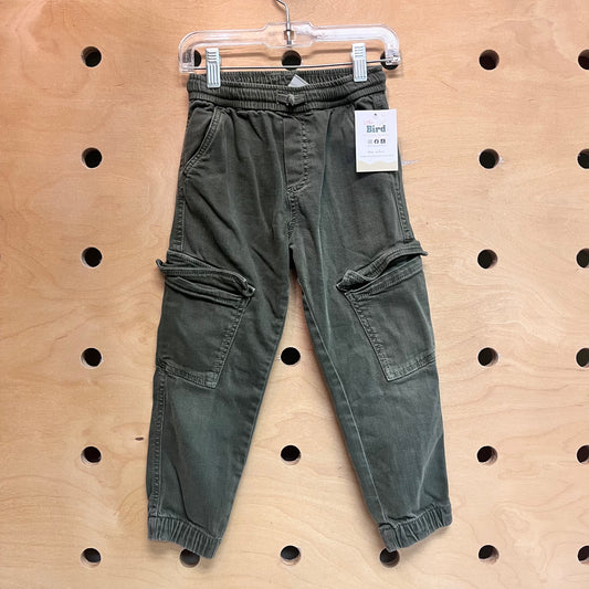 Green Denim Carpenter Joggers