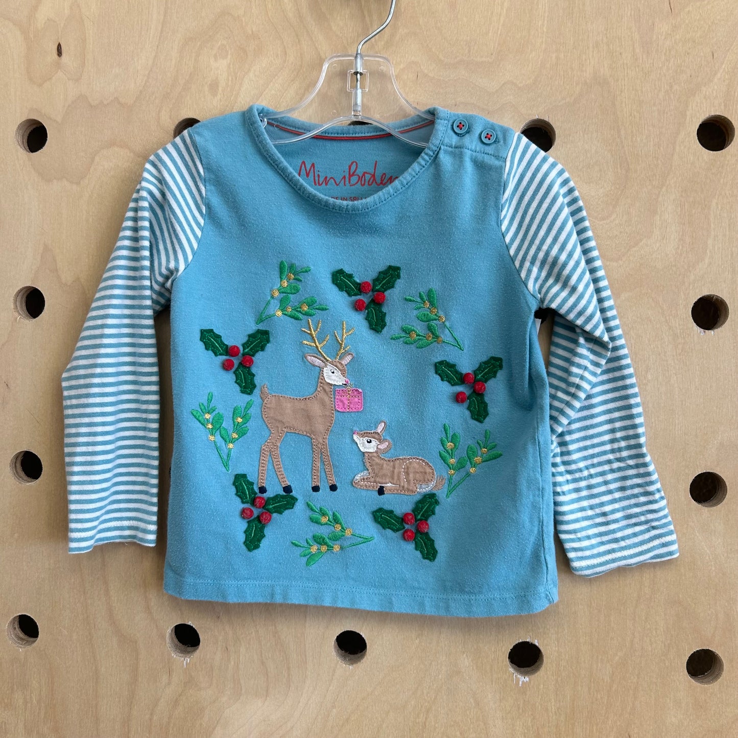 Blue Deer Holiday Tee