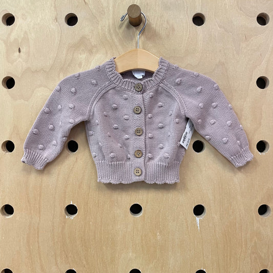 Lavender Nobby Cardigan