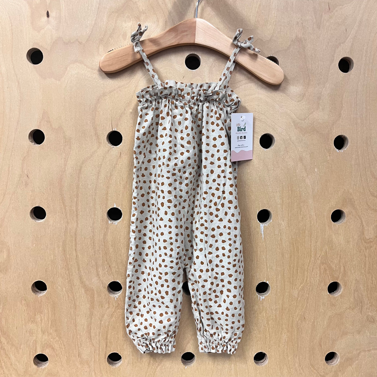 Brown Spotted Romper