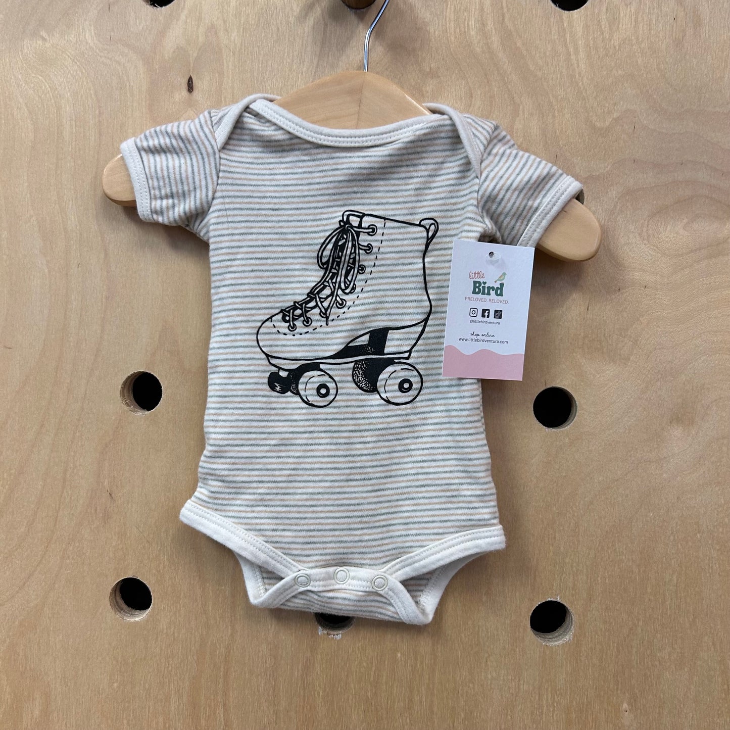 Cream Organic Skate Bodysuit