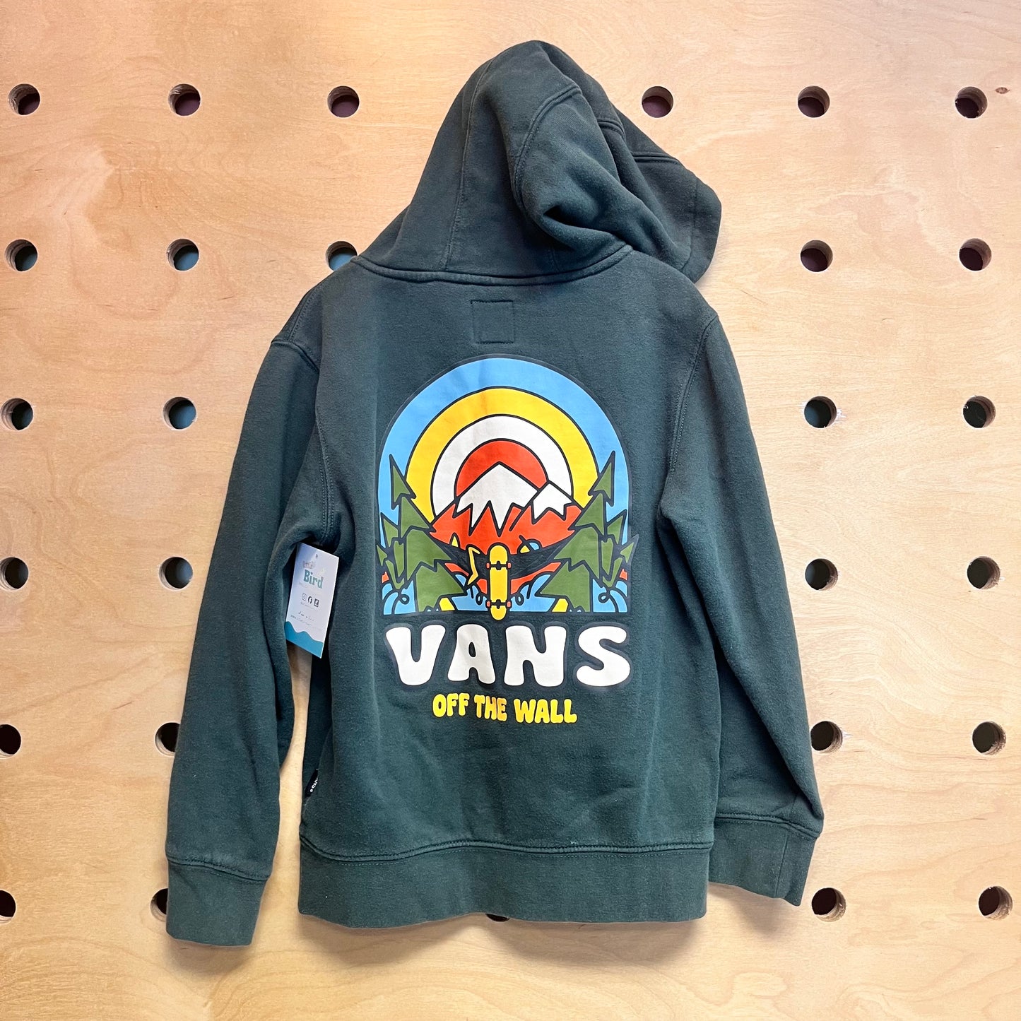 Green Forest Skate Logo Zip Hoodie