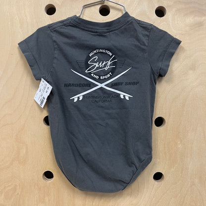 Grey Huntington Surf Tee Bodysuit