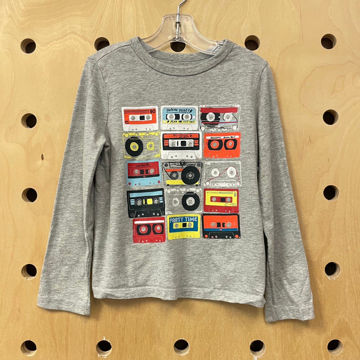 Grey Cassettes Tee