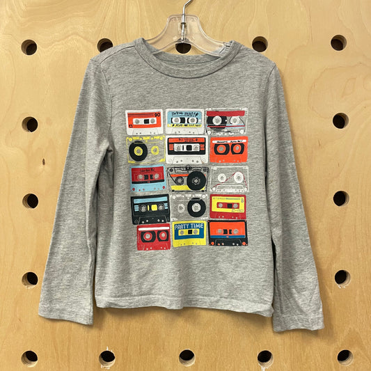 Grey Cassettes Tee
