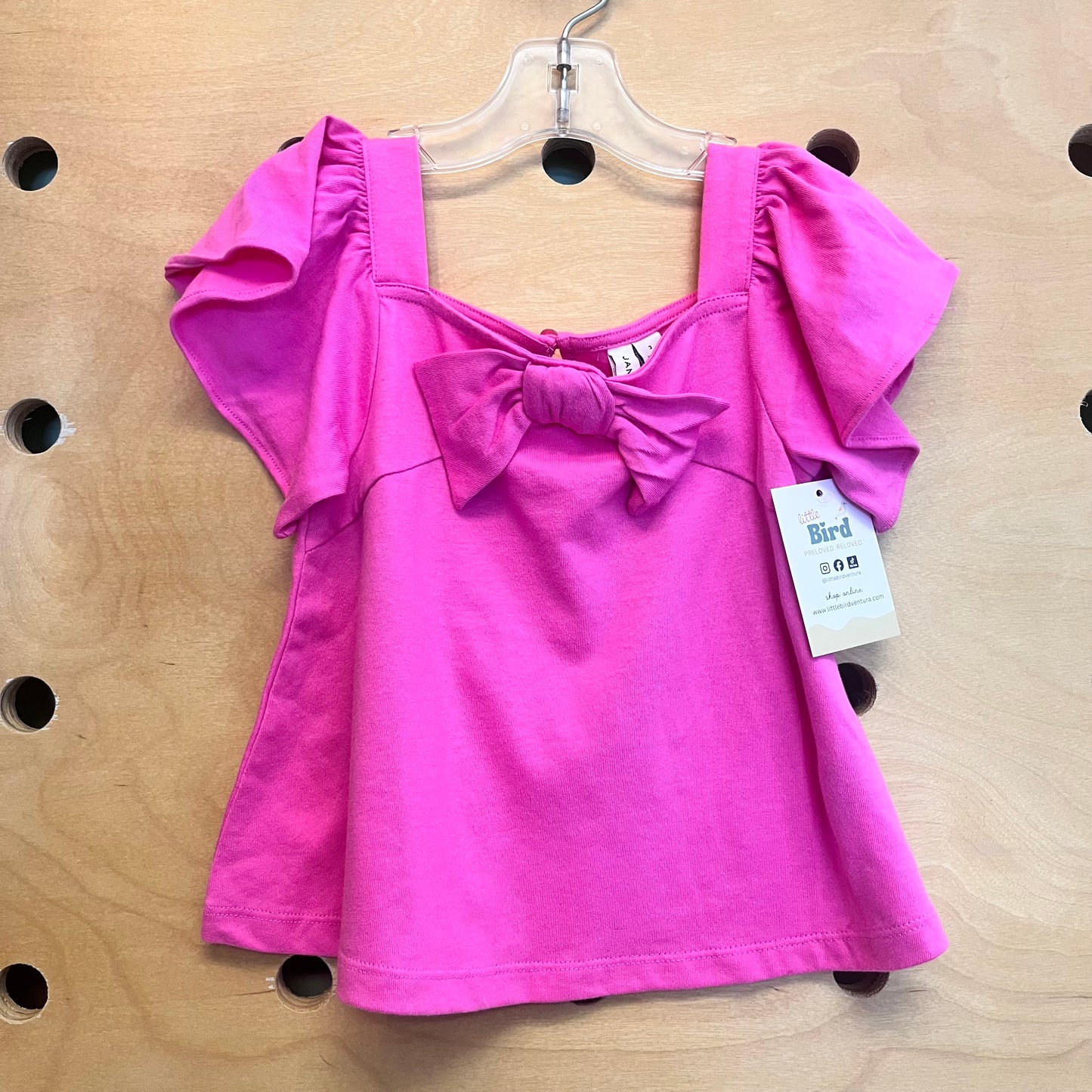Pink Bow Top