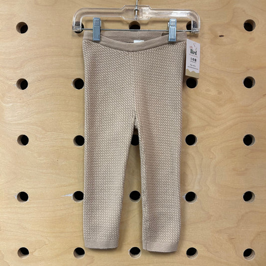 Tan Knit Leggings