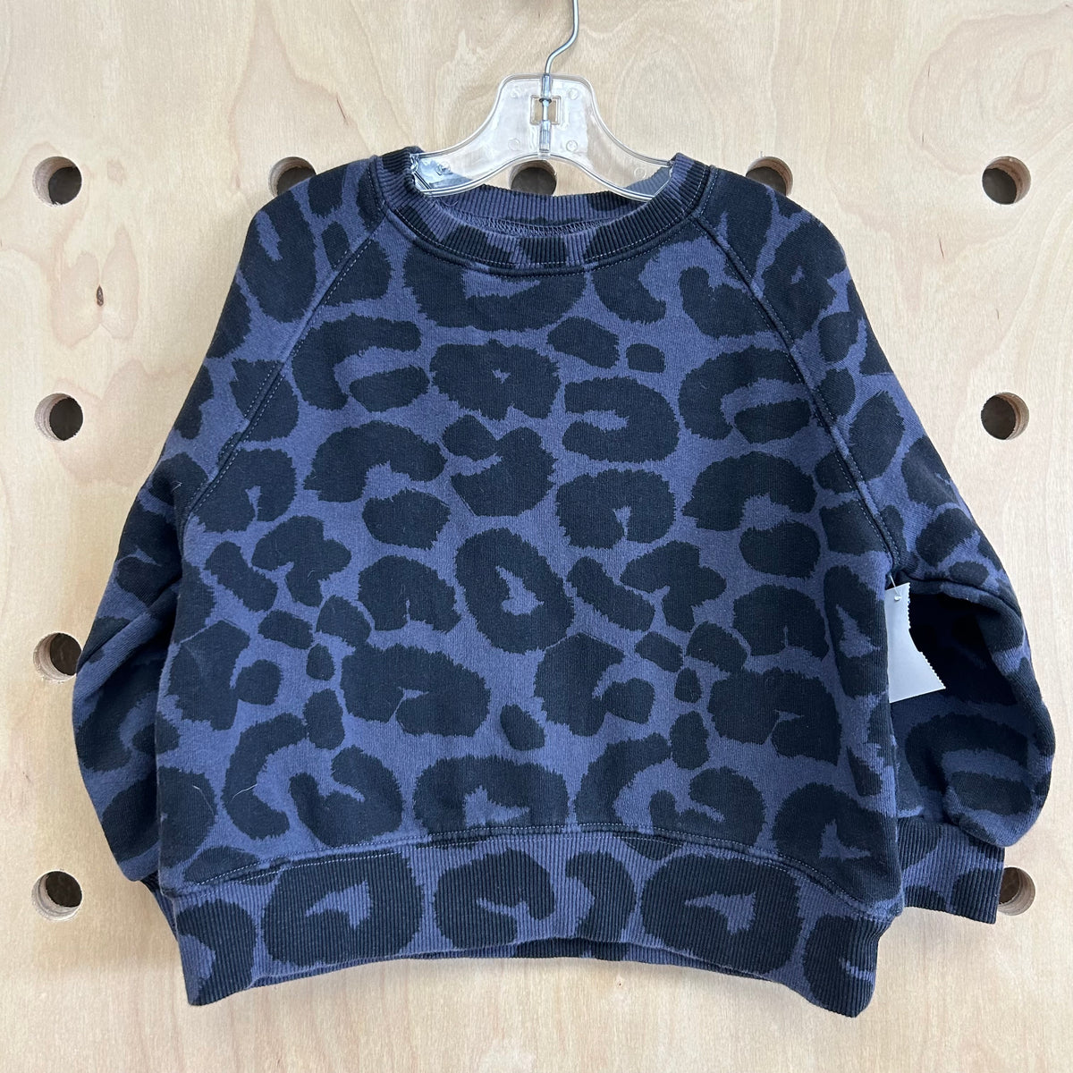 Blue & Black Animal Print Sweatshirt