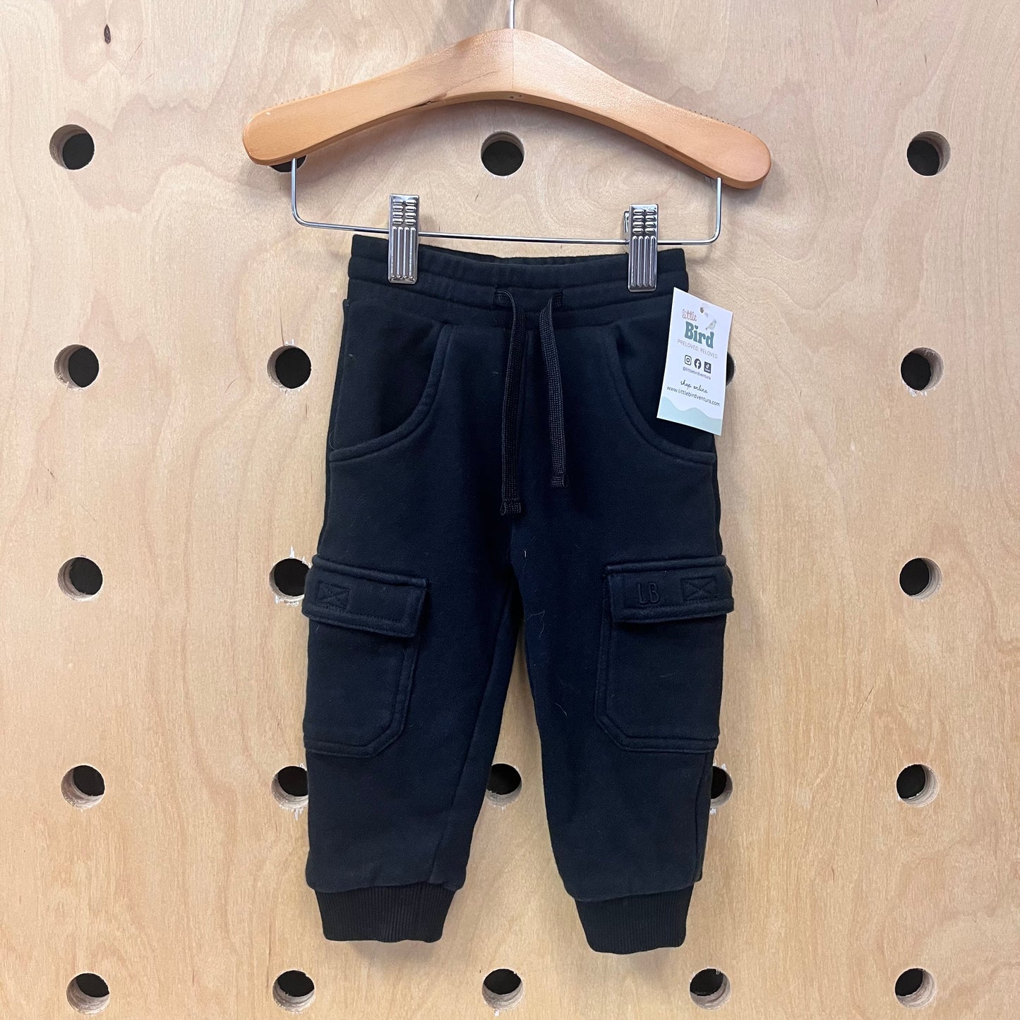 Black Drawstring Joggers