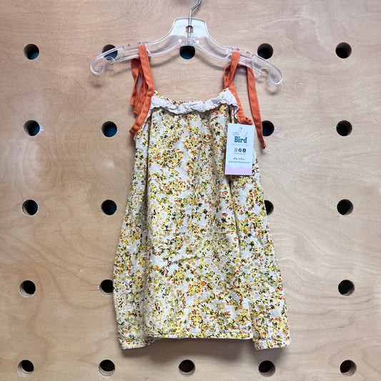 Yellow Floral Flowy Tank