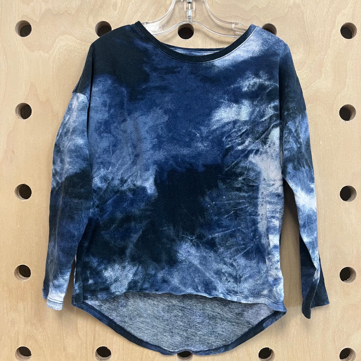 Blue Tie Dye LS Tee