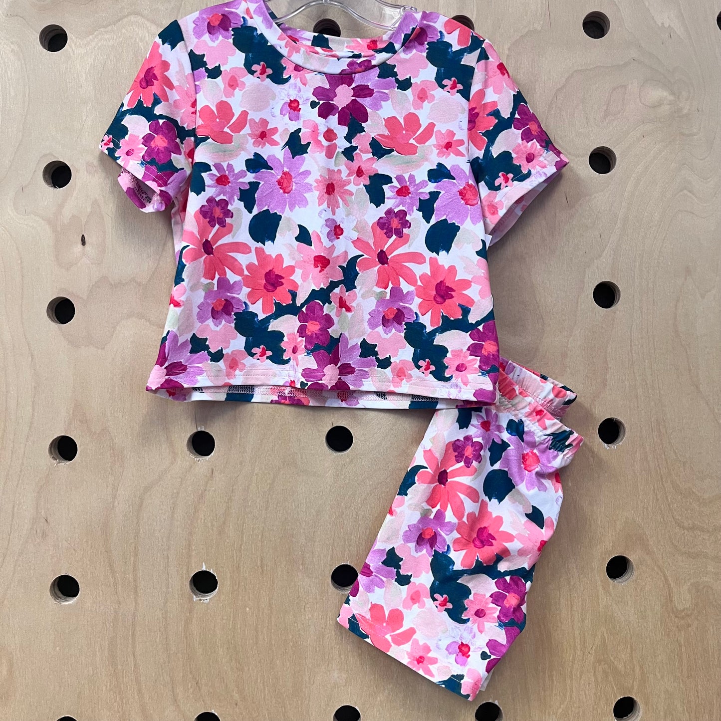 Watercolor Floral Top & Shorts