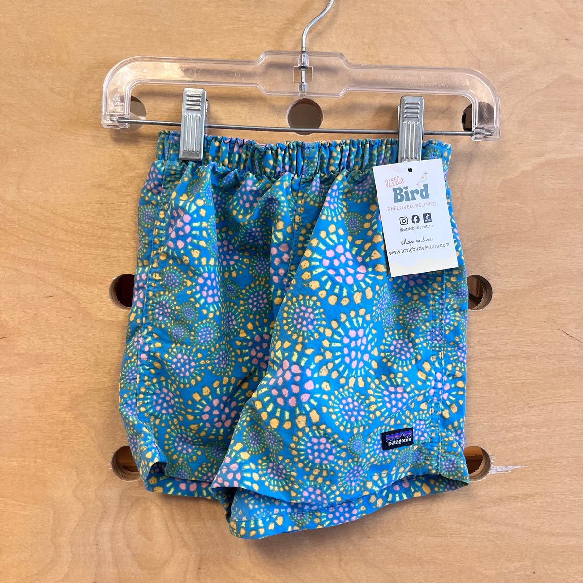 Aqua/Pink Starbursts Shorts
