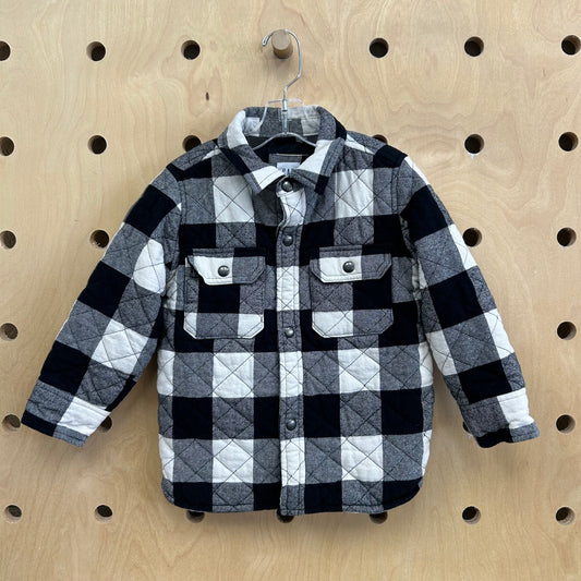Black & White Plaid Shacket